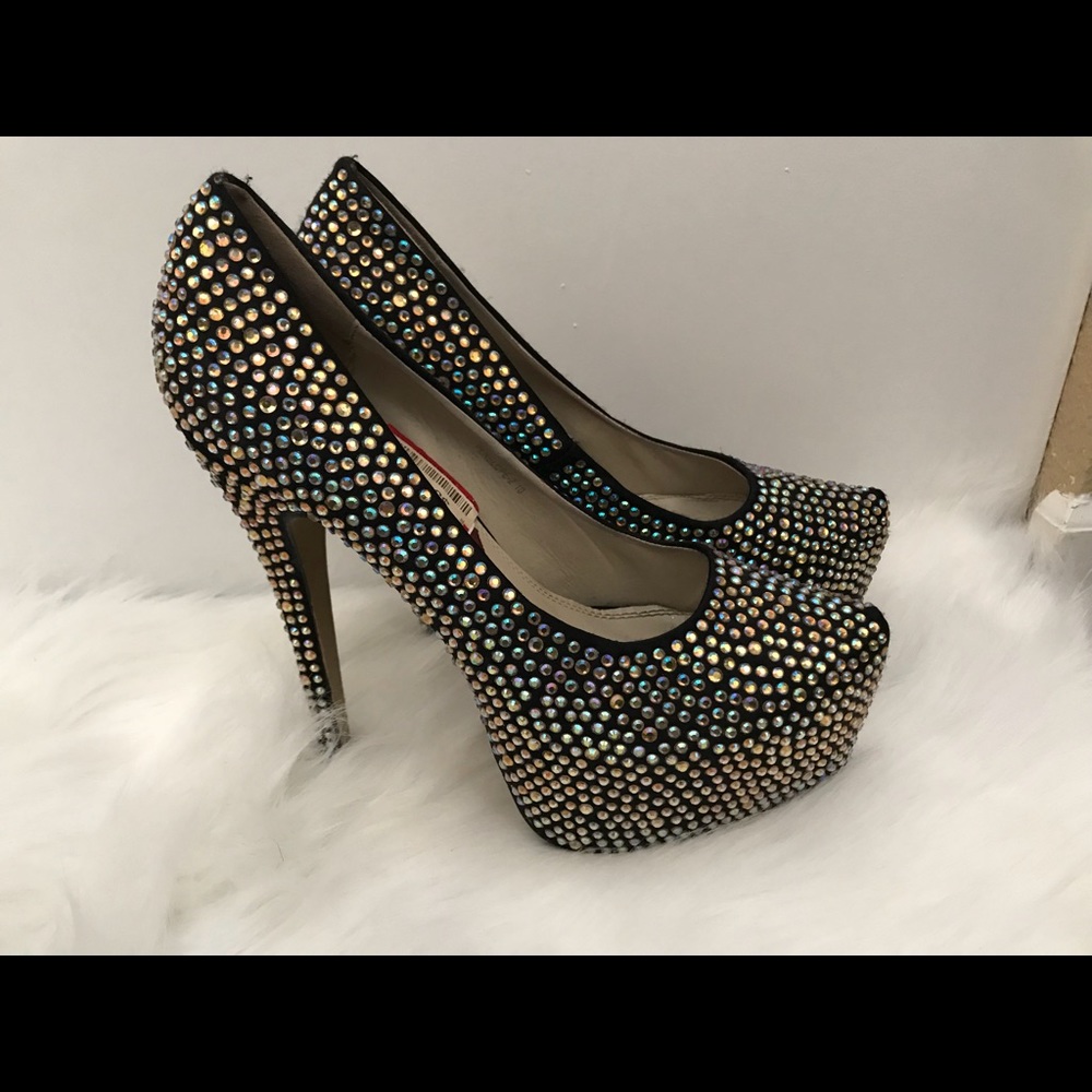 Exotic Bedazzled Dance Shoes